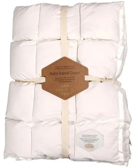 Filibabba Baby duvet - Kapok - nature white